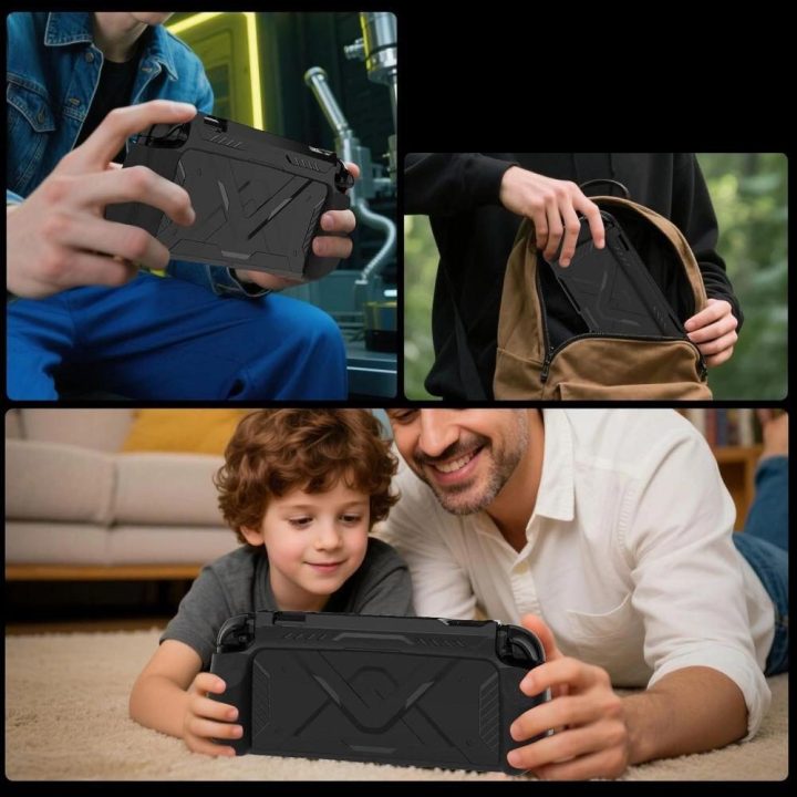 Dėklas konsolei juodas atsparus smūgiams Nintendo Switch 2