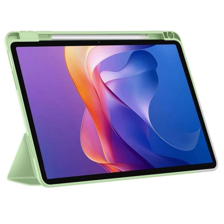 Planšetės dėklas žalias su rašiklio laikikliu Xiaomi Redmi Pad 2 11.0