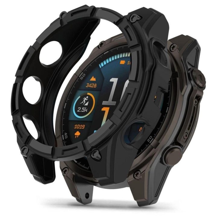Dėklas laikrodžiui juodas apsauginis 47 mm Garmin Fenix 8