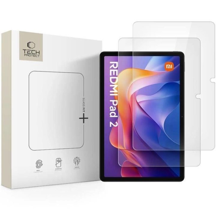 Grūdintas stiklas Xiaomi Redmi Pad 2 / SE 11.0, skaidrus, 2 vnt.,