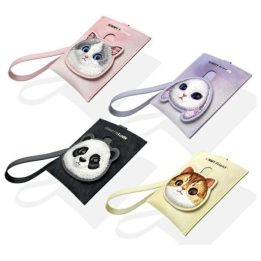 Kortelių dėklas su juoda rankena ir panda dekoru kasdienai Nimmy