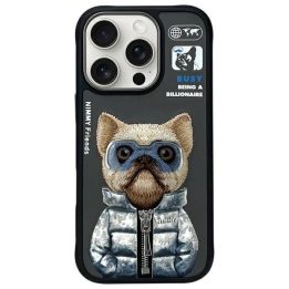 Telefono dėklas juodas atsparus smūgiams iPhone 16 Pro Nimmy