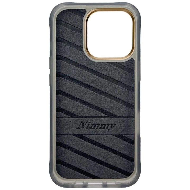 Dėklas telefonui auksinis su magnetu MagSafe iPhone 16 Pro Max Nimmy