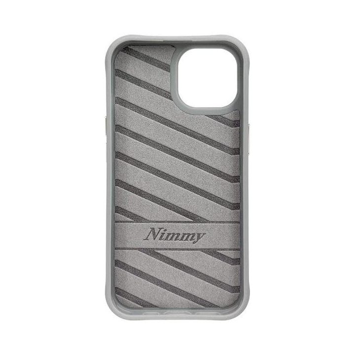 Dėklas telefonui pilkas su katinu iPhone 15 Nimmy