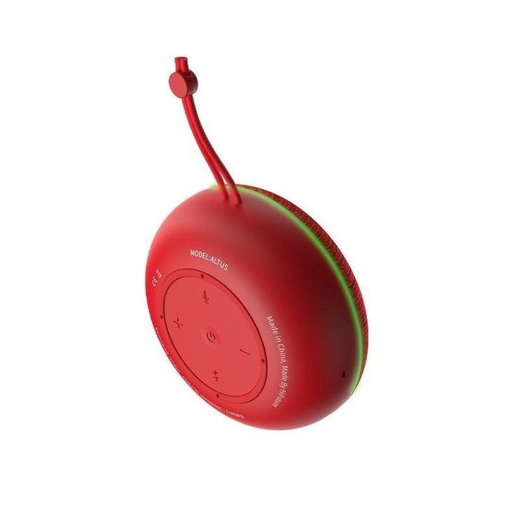 Belaidė raudona mini kolonėlė su Bluetooth“ ryšiu HiFuture Altus