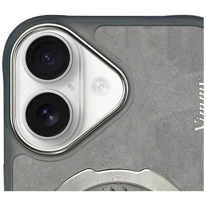 Dėklas telefonui pilkas su drakono raštu ir MagSafe funkcija Nimmy