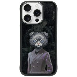 Dėklas telefonui juodas su MagSafe funkcija iPhone 16 Pro Nimmy