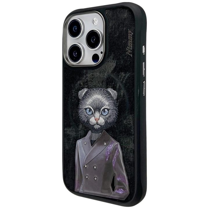 Dėklas telefonui juodas su MagSafe funkcija iPhone 16 Pro Max Nimmy