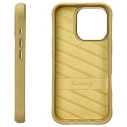 Dėklas telefonui žalsvas silikoninis su katės dizainu iPhone 16 Pro Max Nimmy