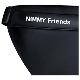 Rankinė per petį juoda dirbtinės odos kasdienai Nimmy