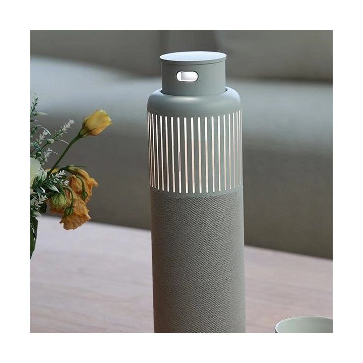 Bluetooth kolonėlė sidabrinė su LED apšvietimu HiFuture