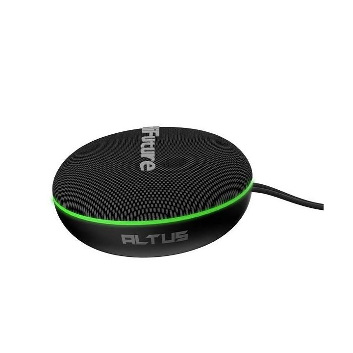 Nešiojama juoda Bluetooth“ kolonėlė su dirželiu HiFuture Altus