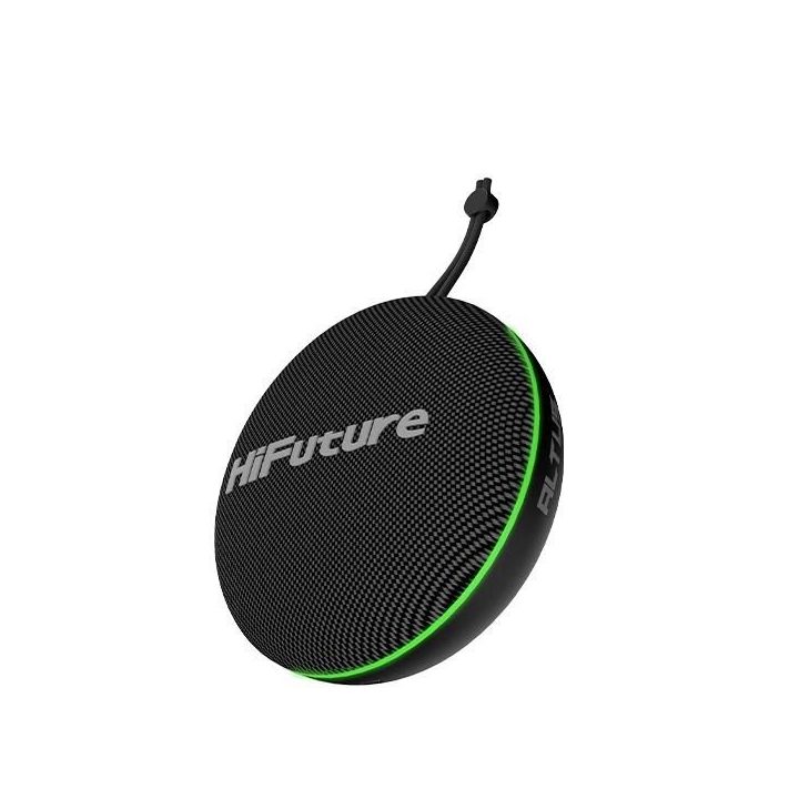 Nešiojama juoda Bluetooth“ kolonėlė su dirželiu HiFuture Altus