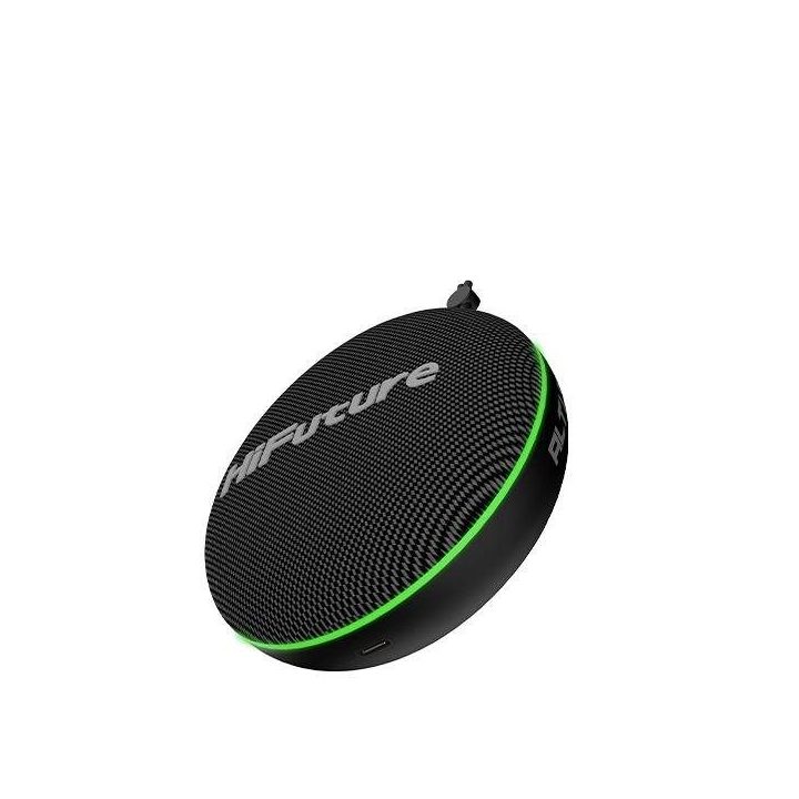 Nešiojama juoda Bluetooth“ kolonėlė su dirželiu HiFuture Altus