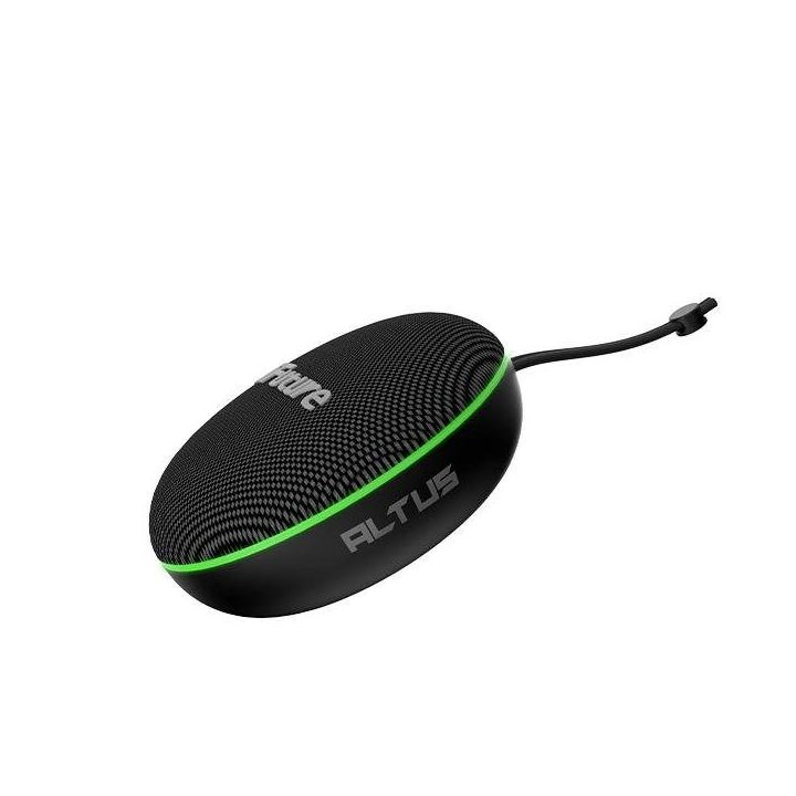 Nešiojama juoda Bluetooth“ kolonėlė su dirželiu HiFuture Altus