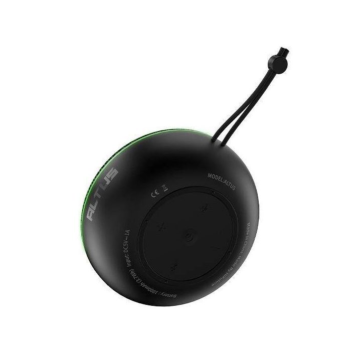 Nešiojama juoda Bluetooth“ kolonėlė su dirželiu HiFuture Altus