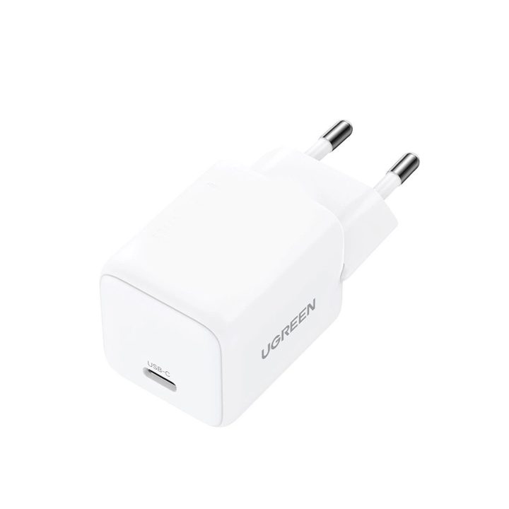 Kroviklis USB-C baltas 20W greito įkrovimo sieninis