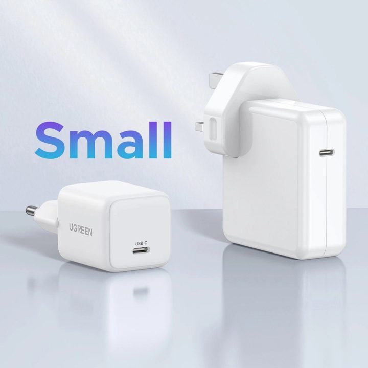 Kroviklis USB-C baltas 20W greito įkrovimo sieninis