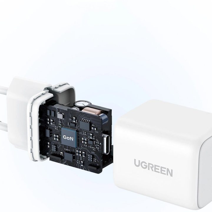 Kroviklis USB-C baltas 20W greito įkrovimo sieninis