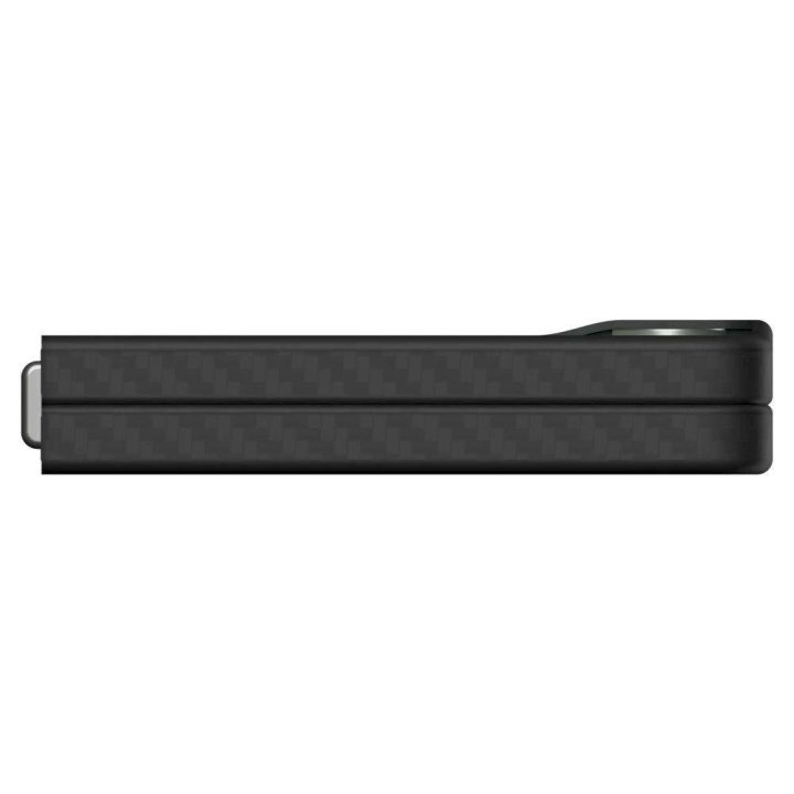 Dėklas telefonui juodas aramidinis Samsung Galaxy Z Flip 7 Spigen