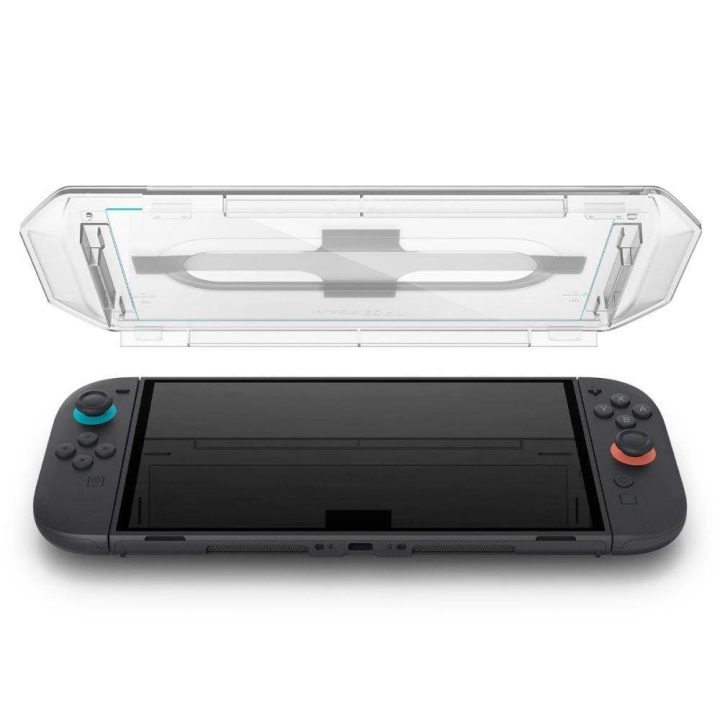Grūdintas stiklas ekranui Nintendo Switch 2“ – skaidrus, 2 vnt., Spigen