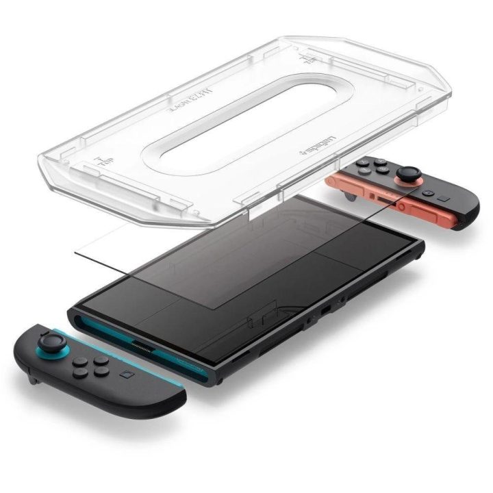 Grūdintas stiklas ekranui Nintendo Switch 2“ – skaidrus, 2 vnt., Spigen