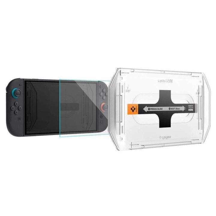 Grūdintas stiklas ekranui Nintendo Switch 2“ – skaidrus, 2 vnt., Spigen