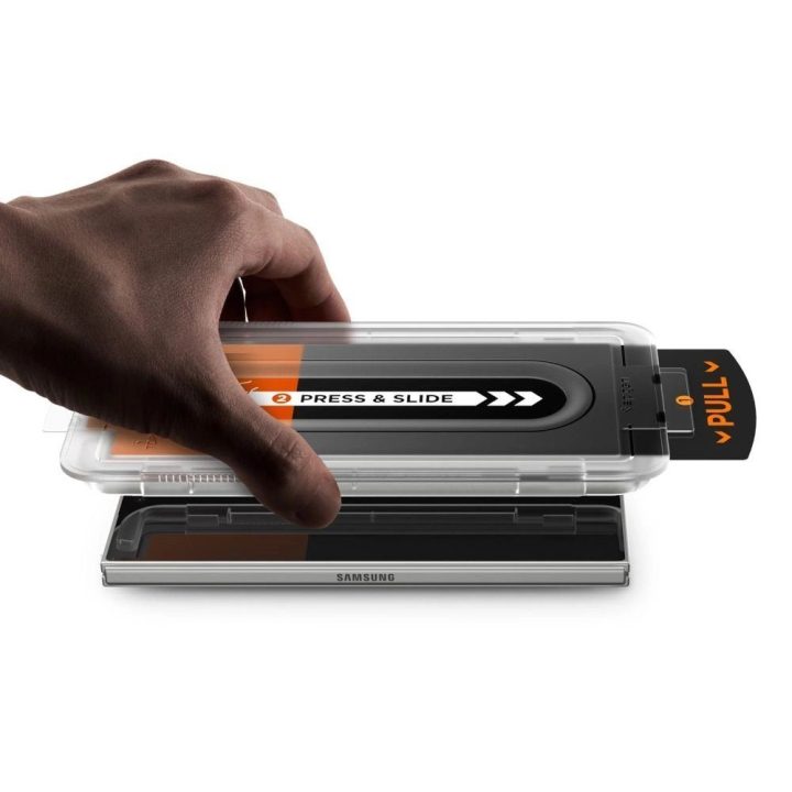 Grūdintas stiklas telefonui skaidrus 2 vnt. Samsung Galaxy Z Fold 7 Spigen