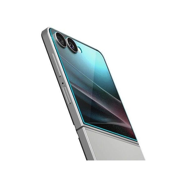 Grūdintas stiklas telefonui skaidrus 2 vnt. Samsung Galaxy Z Flip 7 Spigen