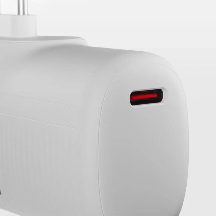 Išorinė baterija balta su USB-C jungtimi 5000 mAh 10W SBS
