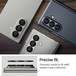 Kameros stikliuko apsauga juoda Samsung Galaxy Z Fold 7 Spigen