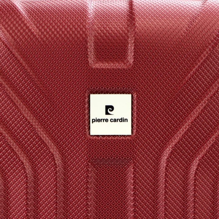 Lagaminų rinkinys rožinis kietu korpusu kelionėms Pierre Cardin