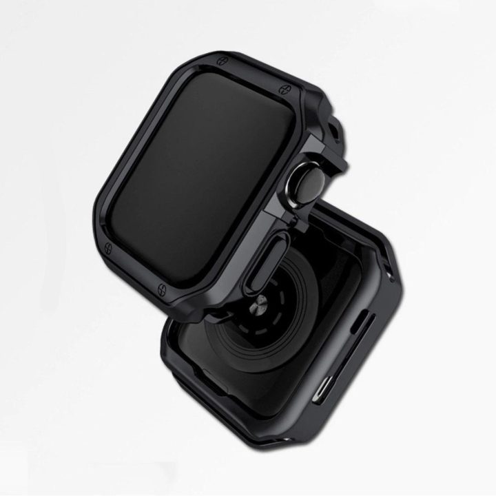Apsauginis juodas dėklas laikrodžiui Apple Watch 42 mm (Series 10) plastikinis