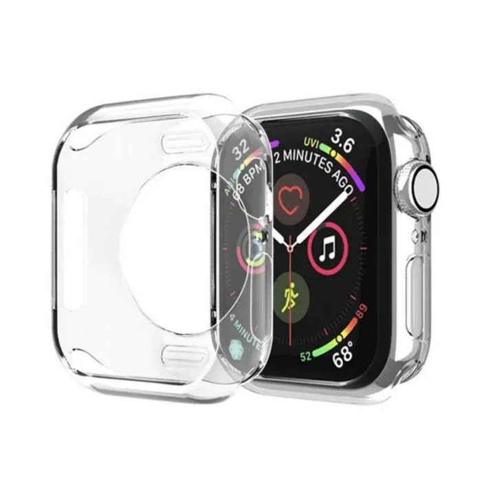 Apsauginis dėklas laikrodžiui Apple Watch 40mm skaidrus plastikinis