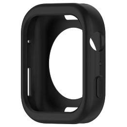 Dėklas laikrodžiui juodas silikoninis 44 mm Apple Watch apsaugai