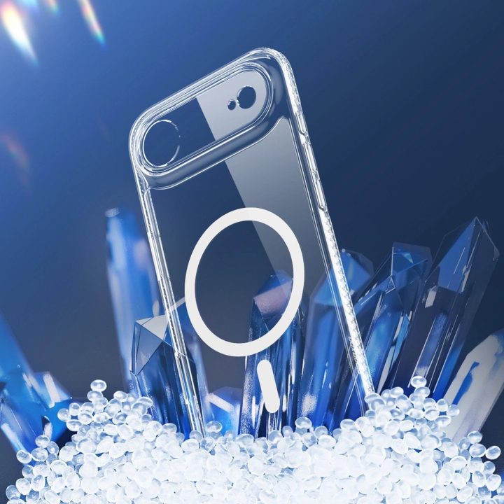 Dėklas telefonui skaidrus su MagSafe iPhone 17 Air Clin Mag