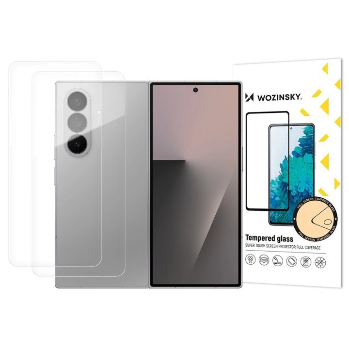 Apsauginė plėvelė telefonui skaidri iš TPU visam korpusui Samsung Z Fold 7, 2 vnt.