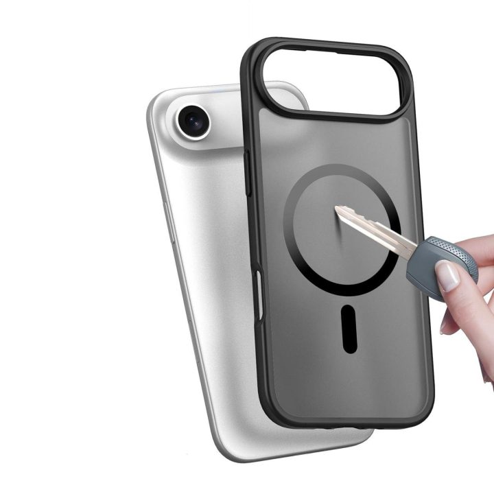 Dėklas telefonui juodas su MagSafe iPhone 17 – Yind