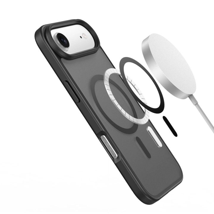 Dėklas telefonui juodas su MagSafe iPhone 17 – Yind