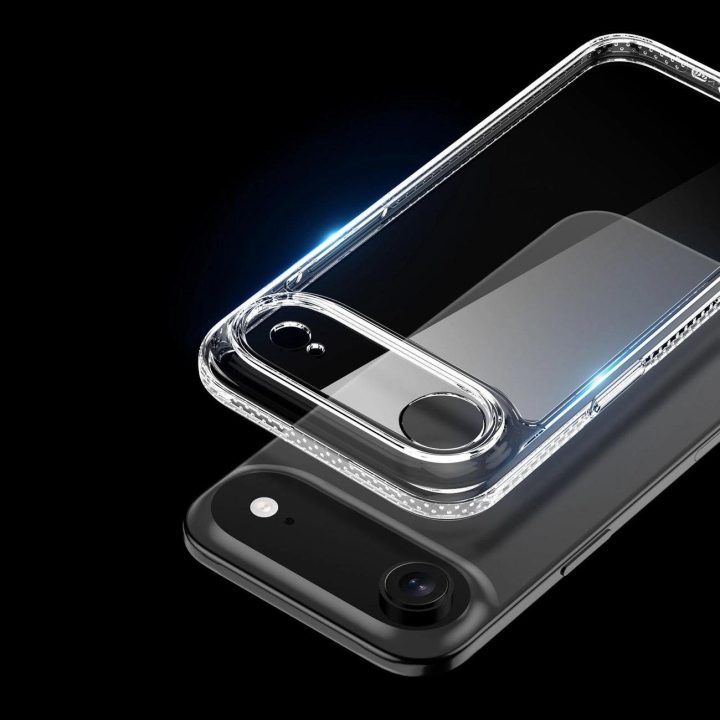 Permatomas dėklas telefonui iPhone 17 Air iš TPU plastiko Clin