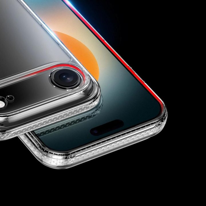 Permatomas dėklas telefonui iPhone 17 Air iš TPU plastiko Clin