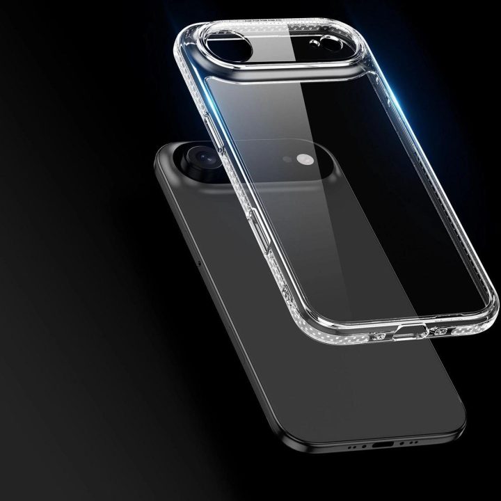 Permatomas dėklas telefonui iPhone 17 Air iš TPU plastiko Clin