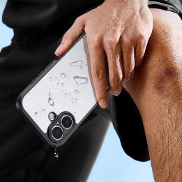 Dėklas telefonui juodas atsparus smūgiams iPhone 17 Aimo