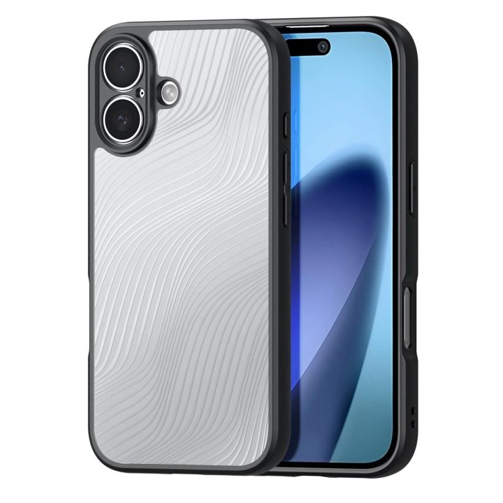 Dėklas telefonui juodas atsparus smūgiams iPhone 17 Aimo