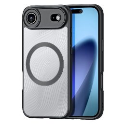 Dėklas telefonui juodas su magnetiniu žiedu iPhone 17 Air – Aimo