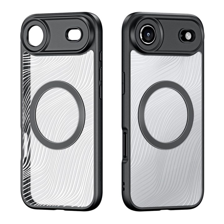 Dėklas telefonui juodas su magnetiniu žiedu iPhone 17 Air – Aimo