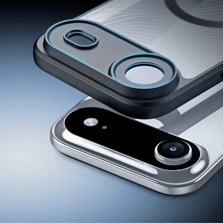 Dėklas telefonui juodas su magnetiniu žiedu iPhone 17 Air – Aimo
