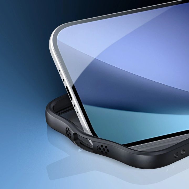 Dėklas telefonui juodas su magnetiniu žiedu iPhone 17 Air – Aimo