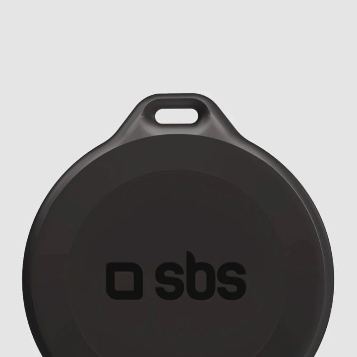 Lokatorius daiktams juodas atsparus vandeniui su Apple Find My funkcija SBS