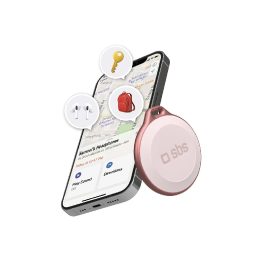 Lokatorius rožinis atsparus vandeniui su Apple Find My funkcija SBS